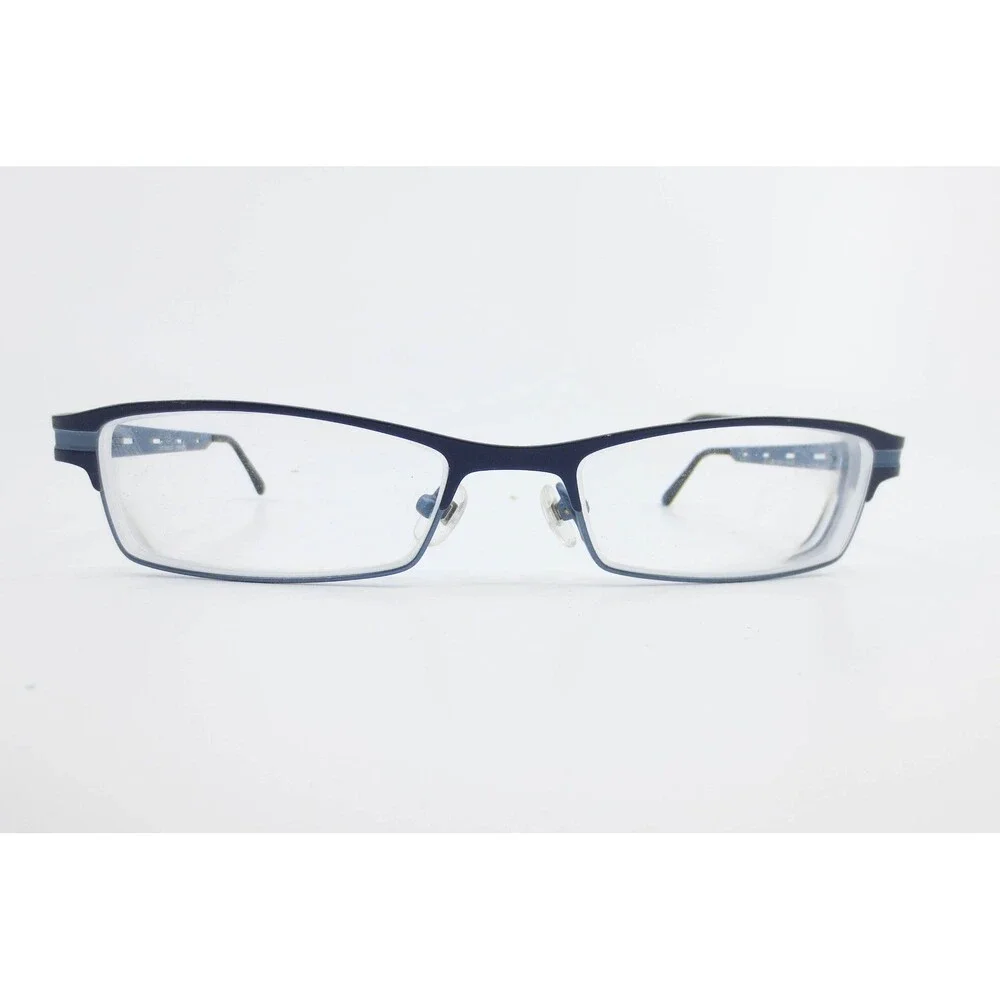 Prodesign Denmark 1207 c.9021 Navy Blue Rectangular Eyeglasses Frames 51-17-130